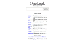 Desktop Screenshot of forward.onelook.com